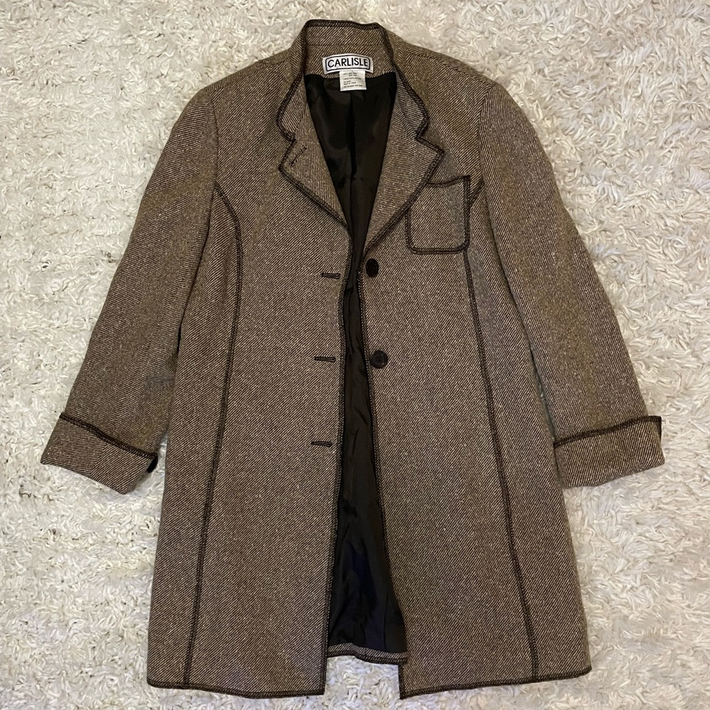 Vintage brown fall coat